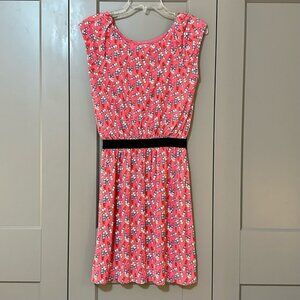 Lilly Pulitzer Lipstick Laney Kissy Dress Mini Pink Sleeveless Womens Size Small